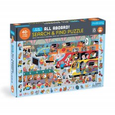 Puzzle Mudpuppy Gare 64 pièces