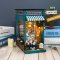 2Kids Toys Puzzle 3D Podpórka do książek Miniatura domku Księgarnia duszy