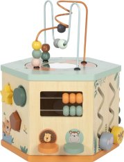 small foot Motorična kocka s 7 igralnimi površinami Safari