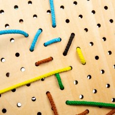 Bigjigs Toys Vlečna plošča hiška