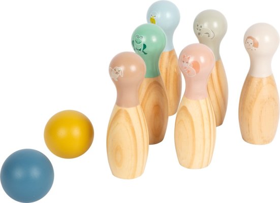 small foot Jogo de Bowling de Madeira Garden Buddies