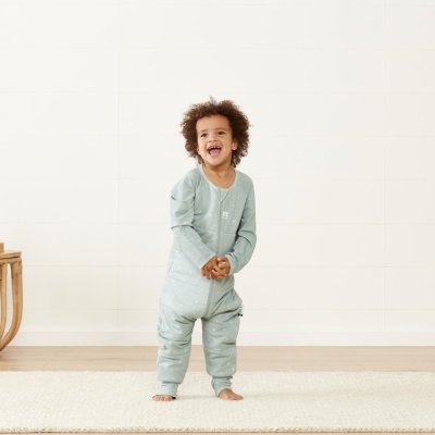 ERGOPOUCH Kombinezon do spania z bawełny organicznej Onesie Sage 12-24 m, 2,5 tog