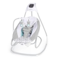 INGENUITY Große Babyschaukel mit Vibrationswippe und Melodie USB 2in1 Raylan 0m+ bis 9 kg