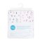 CEBA BABY Wickelauflagenbezug weich 2 Stk. Candy Pink, Bird World + Light grey, Bird World