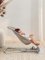 BABYBJÖRN Liege Balance Soft Grey Beige/White Mesh, hellgraue Konstruktion