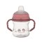 CANPOL BABIES Kubek silikonowy do picia FirstCup Bonjour Paris 150ml różowy