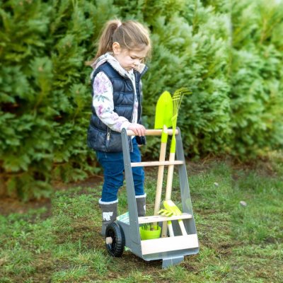 small foot Chariot de jardin avec 5 outils