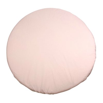 MIMIKO Spannbettlaken für runde Matratze rosa 100 cm x 100 cm