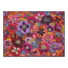 Puzzle Galison Abeilles parmi les Fleurs de Coquelicot 1000 pièces