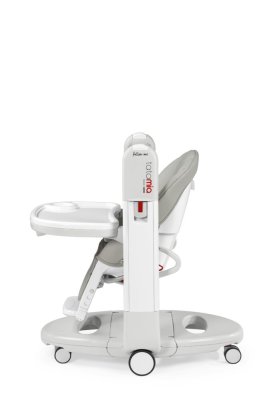 PEG PÉREGO Esszimmerstuhl Tatamia Follow Me Wonder Grey 2022 + gratis Stange