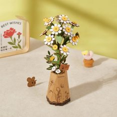 RoboTime 3D Holzbausatz Gänseblümchen