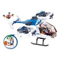 Sluban Police M38-B0823 Police Helicopter with Drone for Prisoner Transport