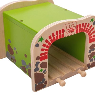 Bigjigs Rail Túnel Ferroviário Duplo