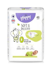 BELLA HAPPY Baby Couches jetables avant le nouveau-né 46 pcs