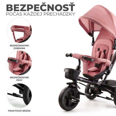 KINDERKRAFT Aveo tricikli, rózsaszín