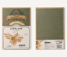 RoboTime 3D Wooden Puzzle Historical Airplane Historical Airplane