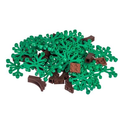 L-W Toys Set créatif arbres 50 pcs