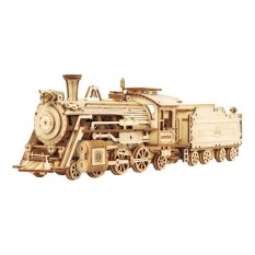 RoboTime Puzzle 3D de madeira Locomotiva a vapor