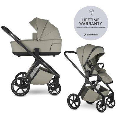EASYWALKER Kombi-Kinderwagen Zoey Salbeigrün