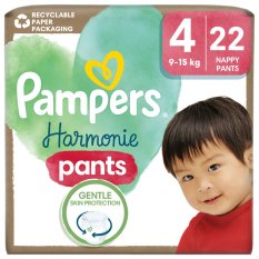 PAMPERS Bragas pañales Harmony Baby talla 4, 22 piezas, 9kg-15kg