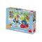Dino Puzzle Krecik w wodzie 24 elementy maxi