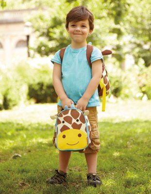 SKIP HOP Zaino Zoo con guinzaglio di sicurezza Giraffa 1 anno+