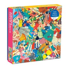 Puzzle Galison Păpuși de hârtie Vintage 1000 piese