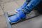 Be Lenka Children's winter barefoot shoes Panda 2.0 - Blue & White
