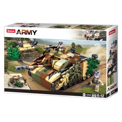 Sluban Army N38-B0858 Zamaskowany czołg opancerzony