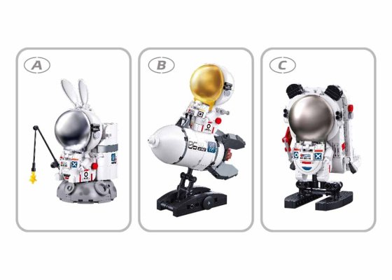 Sluban Pleyerid M38-P8001 Astronaut auf dem Mars 1 Stk