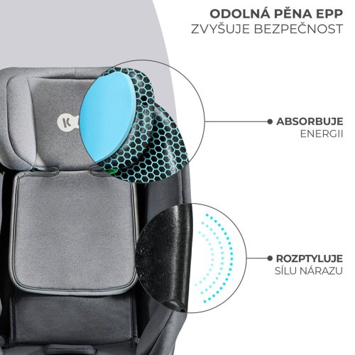 KINDERKRAFT SELECT Car seat Xrider i-Size 40-125 cm Grey