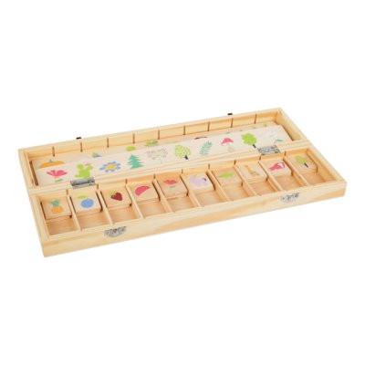 small foot Drewniany sorter motoryczny edukacyjny