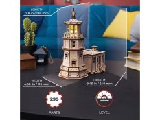 Ugears 3D Wooden Mechanical Puzzle Split Rock Lighthouse