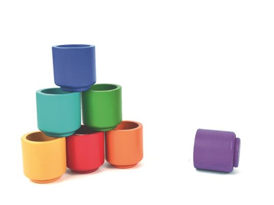 2Kids Toys Regnbågsdockor med bollar 7 färger