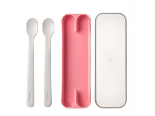 MEPAL Children's feeding spoon Mio Pink 2 pcs