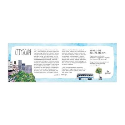 Galison Puzzle Stadtpanorama 1000 Teile