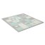 KINDERKRAFT Tapete rompecabezas de espuma Luno Shapes 185 x 165 cm Menta, 30 piezas, Premium