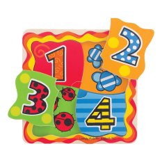 Bigjigs Toys Moja prva sestavljanka za učenje štetja