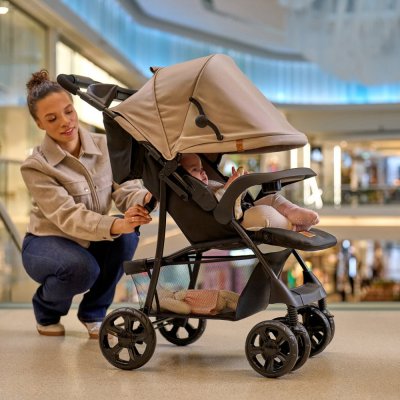 LIONELO Stroller Emma Plus Beige Latte