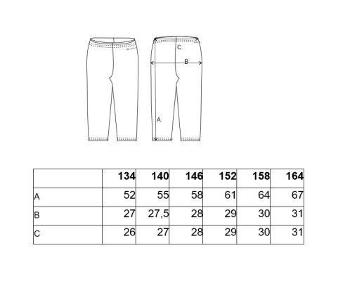 Pajkice 3/4 tanke Outlast® - črna