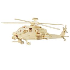 Woodcraft Drewniane puzzle 3D helikopter Apache