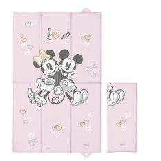 CEBA Pad de infasat de calatorie (50x80) Disney Minnie & Mickey Pink