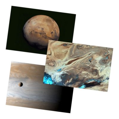 Chronicle Books Zemlja i svemir iz arhiva NASA 100 kom razglednica