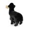 Rappa Llama de peluche alpaca negra 23 cm ECO-FRIENDLY