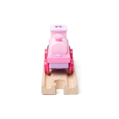 Bigjigs Rail Locomotivă electrică Mighty Pink