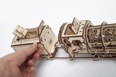 Ugears 3D Holzmechanik Puzzle Dampflokomotive 4-6-0 mit Tender