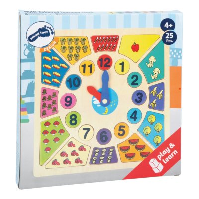 small foot Edukacyjne puzzle do nauki zegara