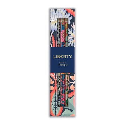 Galison Zestaw ołówków z motywem kwiatowym Liberty Tanjore Gardens 10 szt.