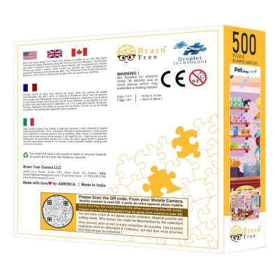Brain Tree Puzzle Zoohandlung 500 Teile