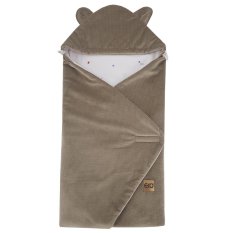 Chancelière enveloppante EKO pour siège auto VELVET Fox 110x100 cm